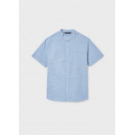 Mayoral Πουκαμισο κοντ/κο γιακας μαο γαλαζιο 26-06171-080 6171