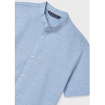 Mayoral Πουκαμισο κοντ/κο γιακας μαο γαλαζιο 26-06171-080 6171