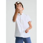 Mayoral Πουκαμισο κοντ/κο γιακας μαο λευκο 26-06171-081 6171