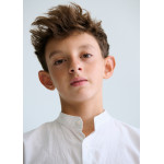 Mayoral Πουκαμισο κοντ/κο γιακας μαο λευκο 26-06171-081 6171