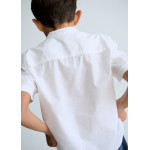 Mayoral Πουκαμισο κοντ/κο γιακας μαο λευκο 26-06171-081 6171