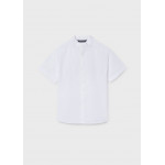Mayoral Πουκαμισο κοντ/κο γιακας μαο λευκο 26-06171-081 6171