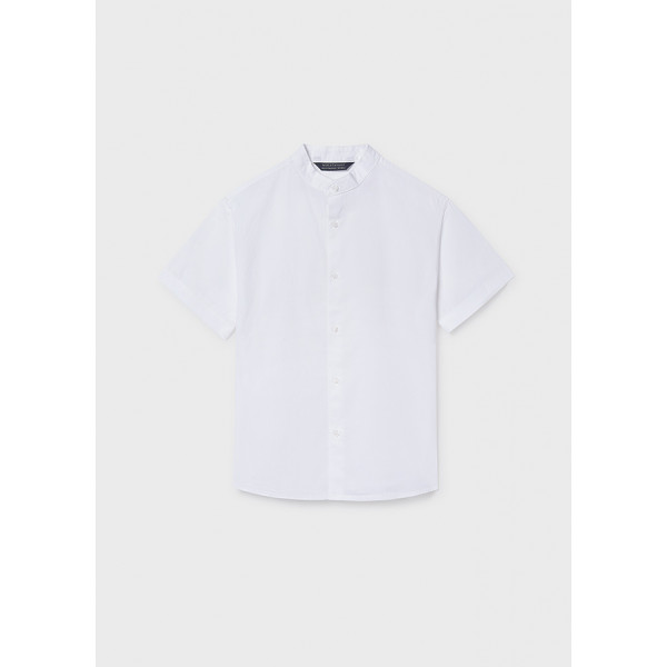 Mayoral Πουκαμισο κοντ/κο γιακας μαο λευκο 26-06171-081 6171