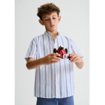 Mayoral Πουκαμισο κοντ/κο γιακας μαο μπλε ριγε 26-06171-082 6171