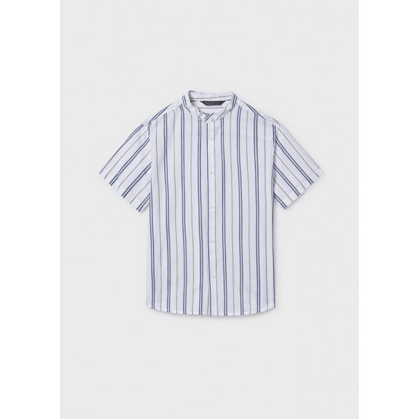 Mayoral Πουκαμισο κοντ/κο γιακας μαο μπλε ριγε 26-06171-082 6171