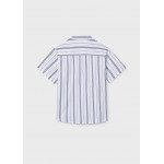 Mayoral Πουκαμισο κοντ/κο γιακας μαο μπλε ριγε 26-06171-082 6171