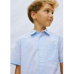 Mayoral Πουκαμισο κοντομανικο γιακας γαλαζιο 26-06172-086 6172