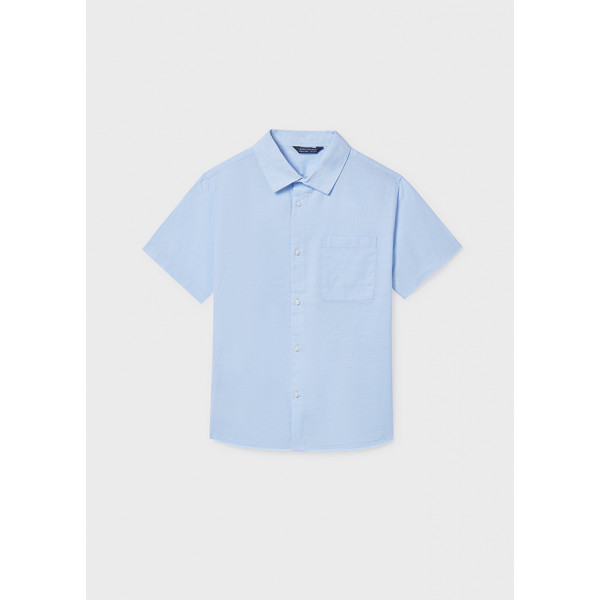 Mayoral Πουκαμισο κοντομανικο γιακας γαλαζιο 26-06172-086 6172