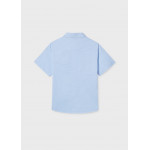 Mayoral Πουκαμισο κοντομανικο γιακας γαλαζιο 26-06172-086 6172