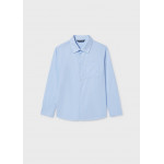 Mayoral Πουκαμισο μακρυμανικο γιακας γαλαζιο 26-06174-018 6174