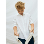 Mayoral Πουκαμισο μακρυμανικο γιακας λευκο 26-06174-019 6174