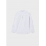 Mayoral Πουκαμισο μακ/κο γιακας mao λευκο 26-06176-010 6176