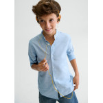 Mayoral Πουκαμισο μακ/κο γιακας mao γαλαζιο 26-06176-011 6176