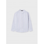 Mayoral Πουκαμισο μακ/κο γιακας mao γαλαζιο 26-06176-013 6176