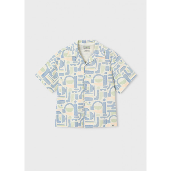 Boston Πουκαμισο κοντ/κο μακο σταμπω συμπαν 26-06178-405 6178