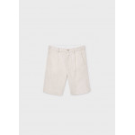 Mayoral Βερμουδα λινη suiting μπεζ μιξη 26-06214-016 6214