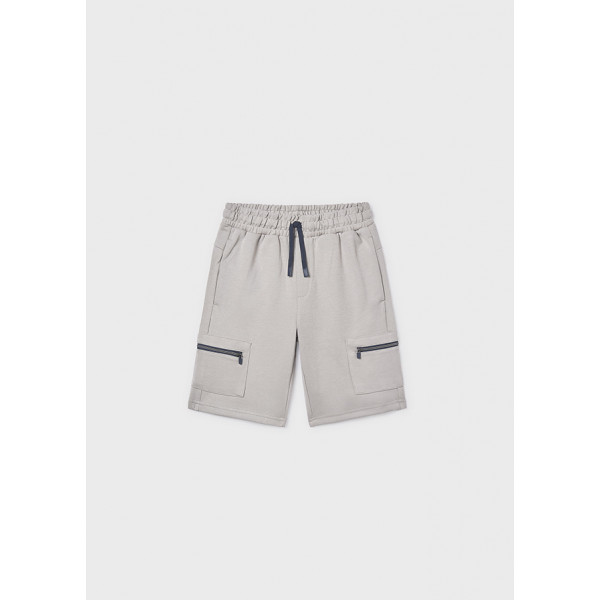 Mayoral Βερμουδα interlock φερμουαρ καφε 26-06219-039 6219