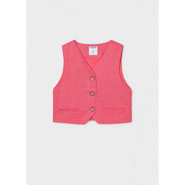 Mayoral Γιλεκο κουμπια απομιμηση λινο κοραλι 26-06355-070 6355