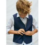 Mayoral Γιλεκο λινο suiting μπλε σκουρ 26-06357-018 6357