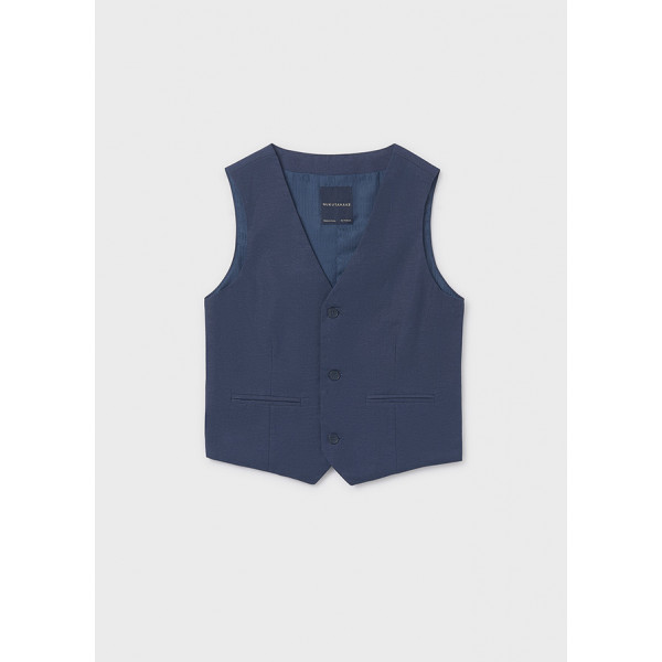 Mayoral Γιλεκο λινο suiting μπλε σκουρ 26-06357-018 6357