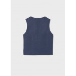 Mayoral Γιλεκο λινο suiting μπλε σκουρ 26-06357-018 6357