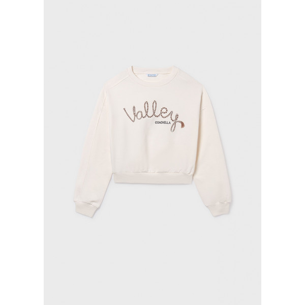 Mayoral Πουλοβερ φουτερ μπεζ 26-06401-078 6401