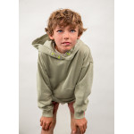 Boston Φουτερ κουκουλα λαδι ανοιχ 26-06424-457 6424