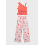 Mayoral Σετ παντελονι μακρυ σταμπωτο ροζ σομον 26-06561-019 6561