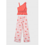 Mayoral Σετ παντελονι μακρυ σταμπωτο ροζ σομον 26-06561-019 6561
