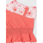 Mayoral Σετ παντελονι μακρυ σταμπωτο ροζ σομον 26-06561-019 6561