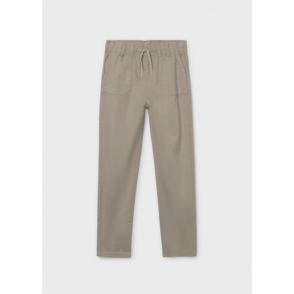 Mayoral Παντελονι jogger λινο μπεζ 26-06563-023 6563