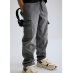 Mayoral Παντελονι denim jogger cargo γκρι μεσαι 26-06570-016 6570