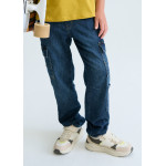 Mayoral Παντελονι denim jogger cargo τζιν σκουρ 26-06570-017 6570