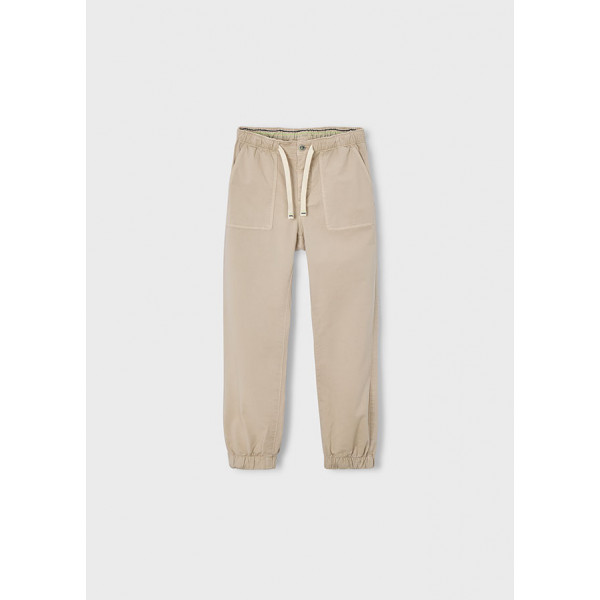 Mayoral Παντελονι jogger καπαρτινε αμμος σκου 26-06574-307 6574