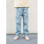 Boston Παντελόνι jeans wide leg πετροπλ τζ 26-06575-418 6575