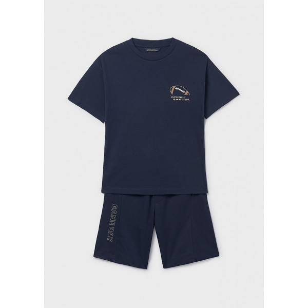 Mayoral Σετ μακο σταμπα πισω ναυτ.μπλε 26-06689-021 6689