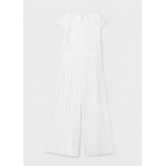 Mayoral Φορμα μακρια συνδυασμενη πλισ κρεμ 26-06871-044 6871