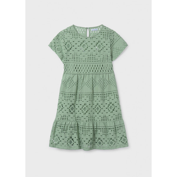 Mayoral Φορεμα δαντελα πρασινο 26-06904-094 6904