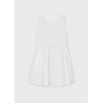 Mayoral Φορεμα συνδιασμενο γκιπουρ κρεμ 26-06905-056 6905