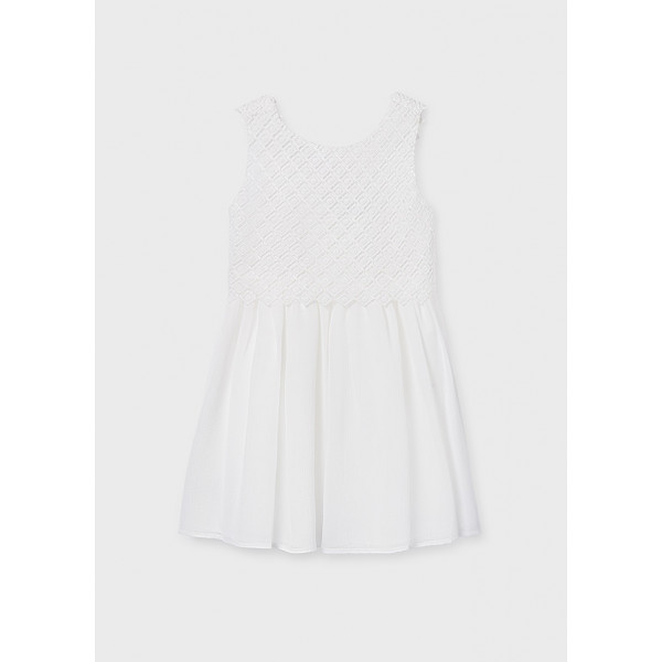 Mayoral Φορεμα συνδιασμενο γκιπουρ κρεμ 26-06905-056 6905