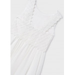 Mayoral Φορεμα συνδιασμενο γκιπουρ κρεμ 26-06905-056 6905