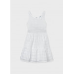 Mayoral Φορεμα βουαλ φαντασια λευκο 26-06913-094 6913