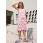 Mayoral Φορεμα ριγε midi λευκο κερα 26-06914-076 6914