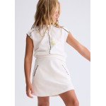 Mayoral Σετ φουστα μακο διακοσμ ραφες μπεζ 26-06919-061 6919