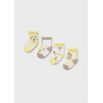 Mayoral Σετ 4 καλτσες κιτρινο 26-09049-035 9049