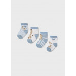 Mayoral Σετ 4 καλτσες μπλε 26-09049-040 9049