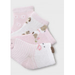 Mayoral Σετ 4 καλτσακια ροζ μπεμπε 26-09054-046 9054