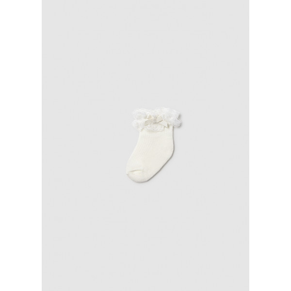 Mayoral Καλτσακι βολαν εκρου 26-09061-058 9061