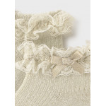 Mayoral Καλτσακι βολαν σαμπανιζε 26-09061-060 9061