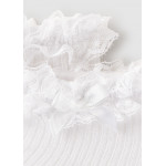 Mayoral Καλτσακι βολαν λευκο 26-09061-061 9061